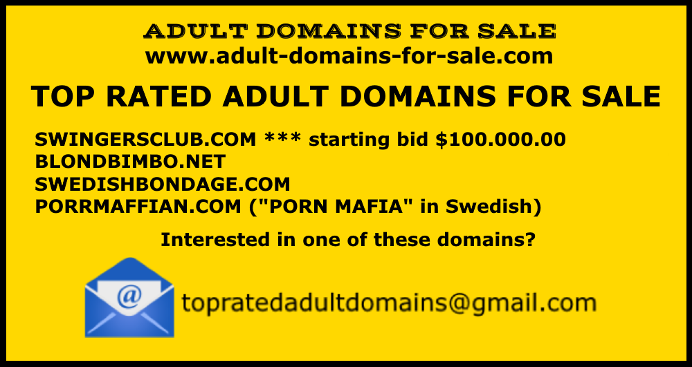adult-domains-for-sale.com offer adult top rated domain SwingersClub.com